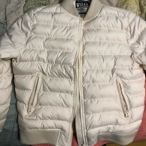 Bomber puffer jacket